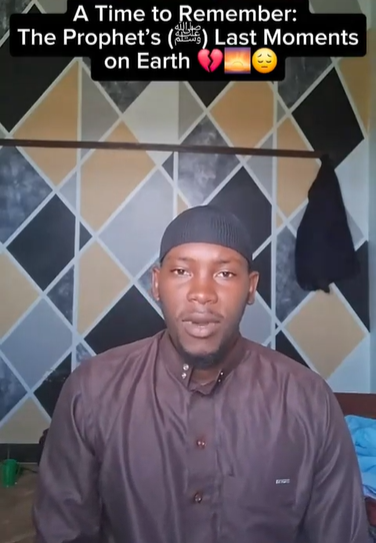 The final days of Prophet Muhammad Peace Be Upon Him.